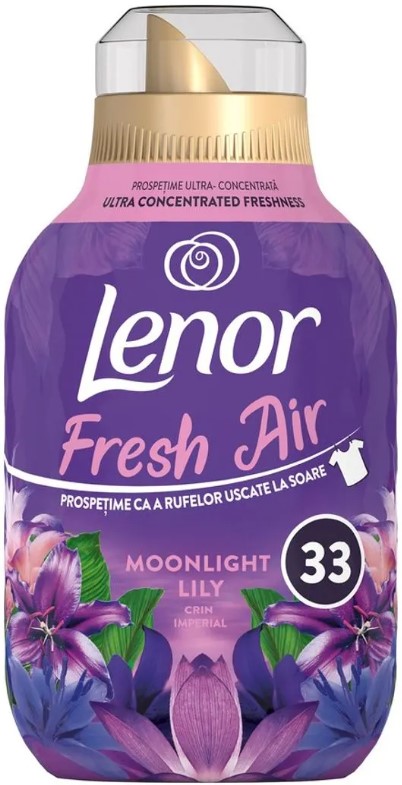 Balsam de rufe 33 spalari, 462 ml, Lenor - Fresh Air Moonlight Lily