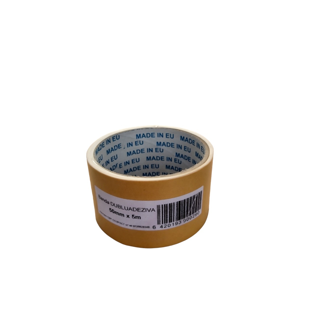 BANDA DE HARTIE DUBLUADEZIVA 50MM X 5M