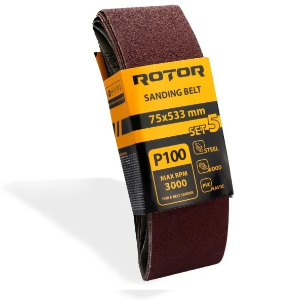 Banda de slefuit ROTOR P100 75*533 set 5