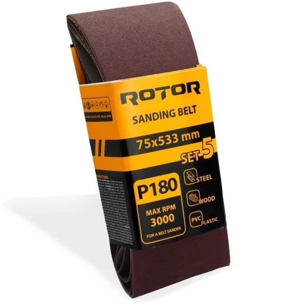 Banda de slefuit ROTOR P180 75*533 set 5