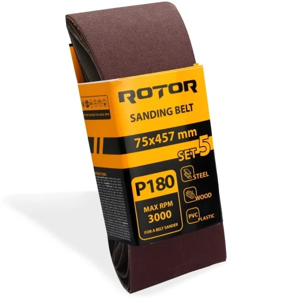 Banda de slefuit ROTOR P180 75*457 set 5