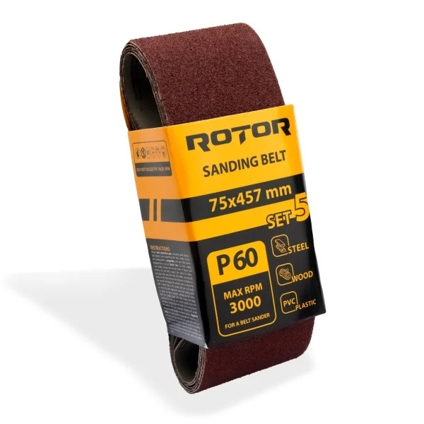 Banda de slefuit ROTOR P60 75*457 set 5