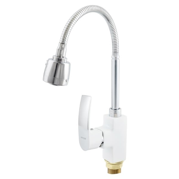 Baterie bucatarie cu 2 functii MIXXUS MAGNUM 011 (NUT) WHITE CHROME REFL.