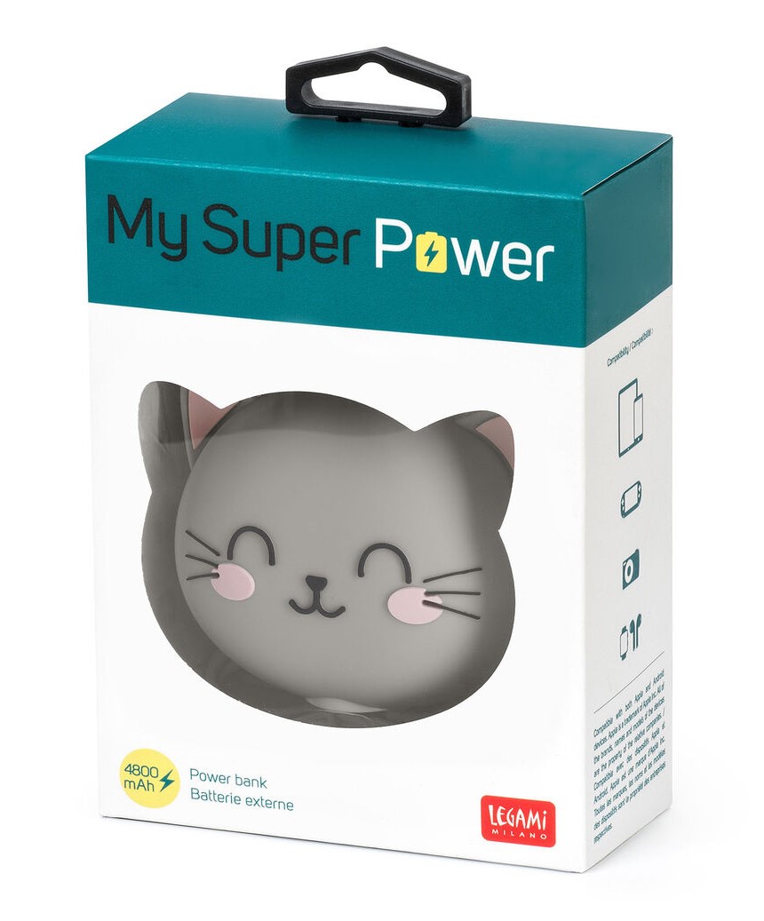 Baterie externa My Super Power, Kitty, Legami