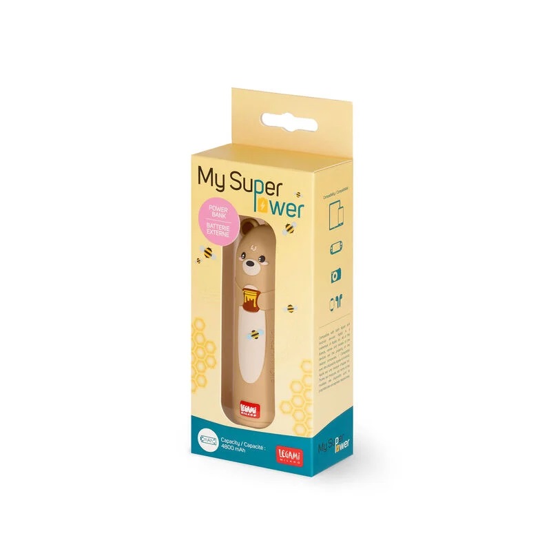 Baterie externa My Super Power, Teddy Bear, Legami