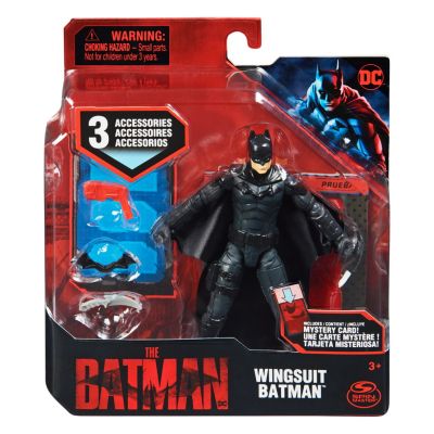 Figurina film Batman in Costum cu aripi 10 cm, Spin Master