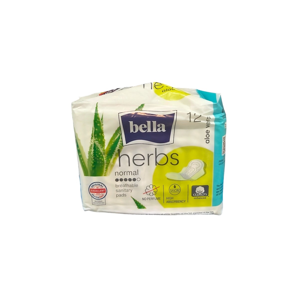 BELLA HERBS ABSORBANTE ALOE VERA 12BUC