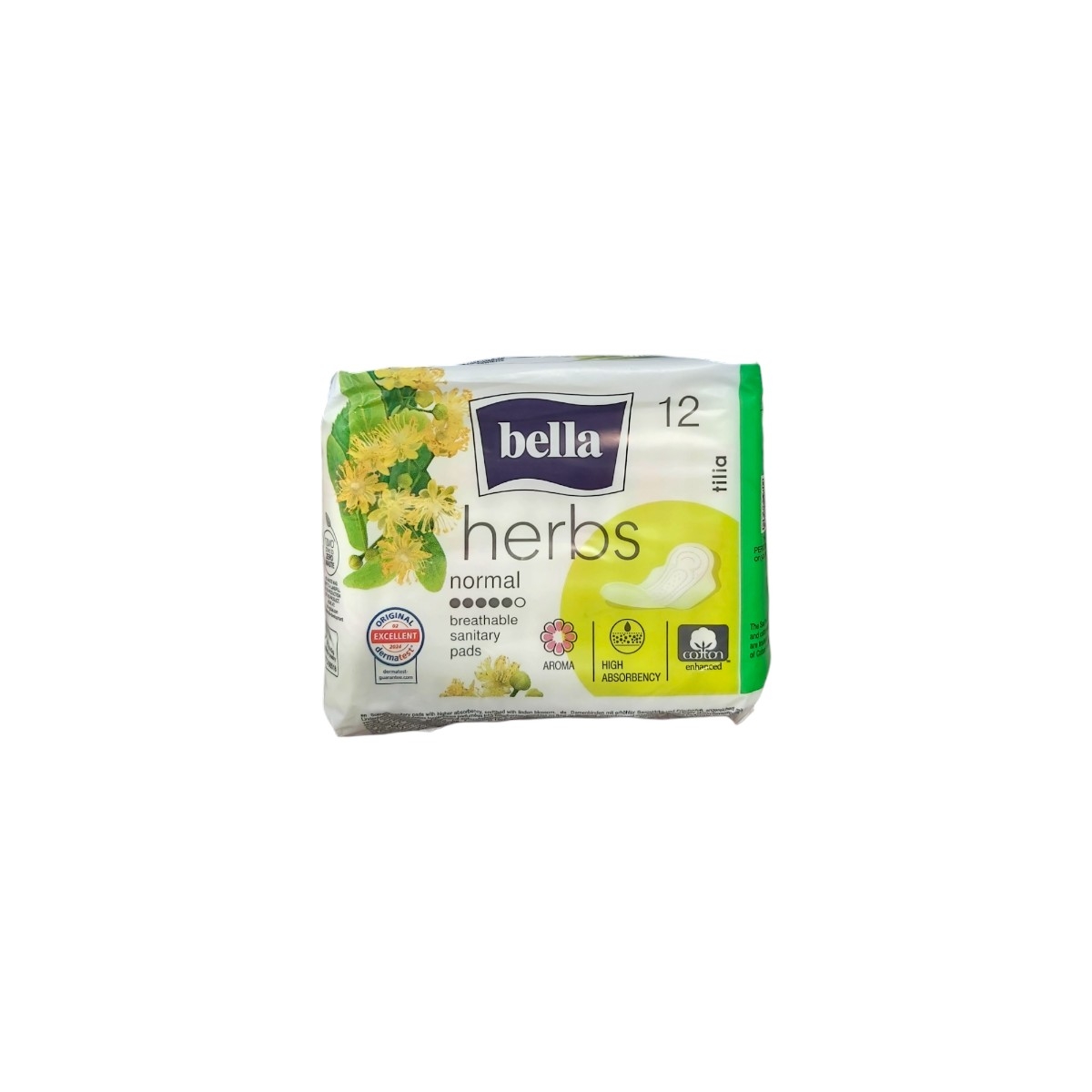 BELLA HERBS ABSORBANTE FLOARE DE TEI  12BUC