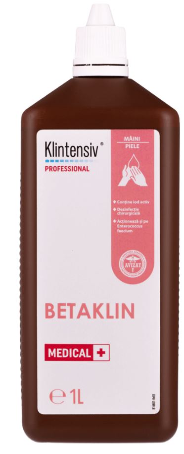 Dezinfectant pentru tegumente 1 litru, Betaklin