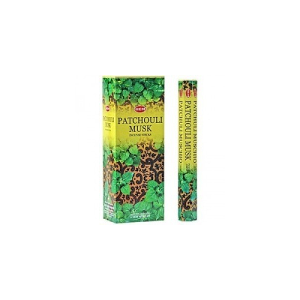 Betisoare parfumate Hem 246, Patchouli Musk, set 20 buc