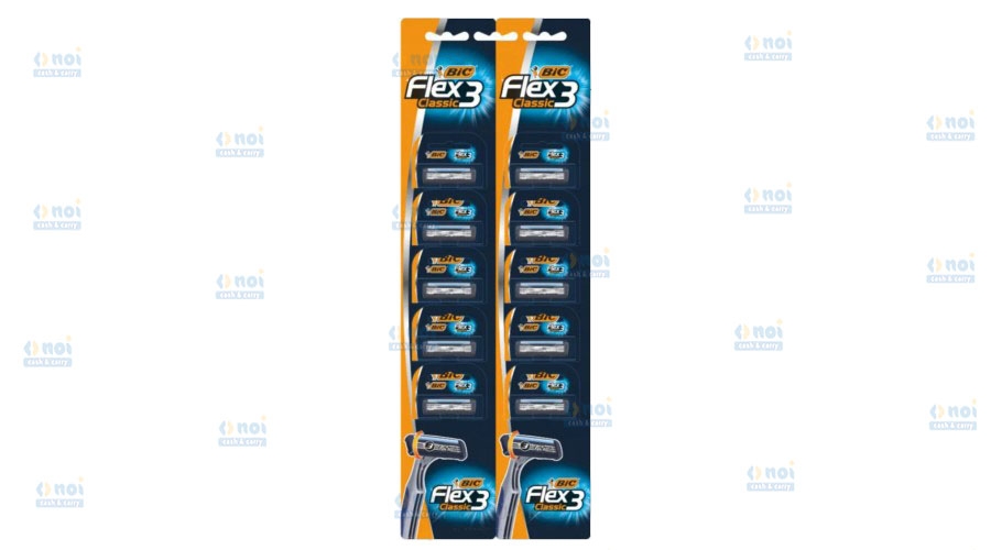 BIC FLEX3 COMFORT APARAT RAS BARBATI 3LAME 10BUC/SET