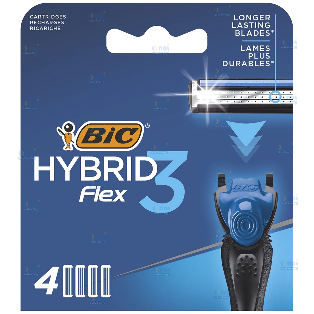 BIC FLEX3 HYBRID REZERVA APARAT RAS BARBATI 3LAME 4BUC