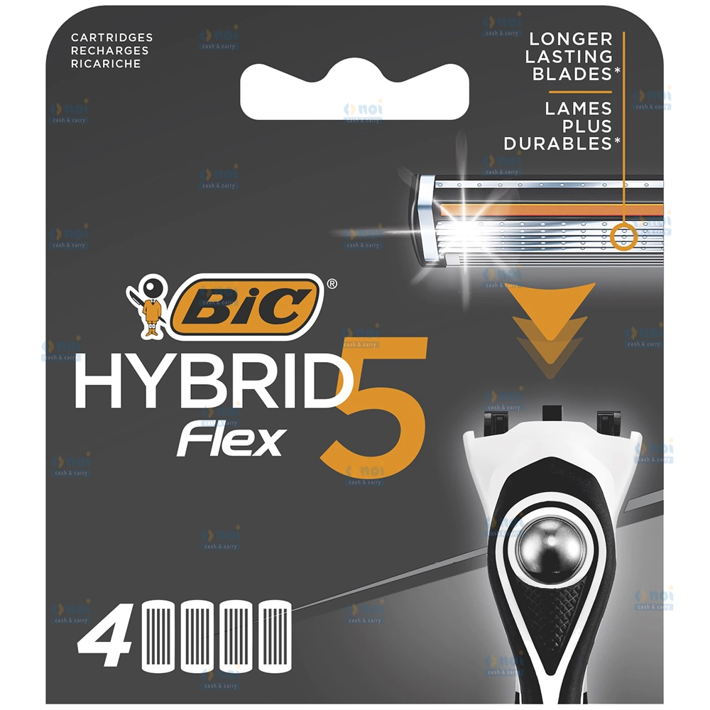 BIC FLEX5 HYBRID REZERVA APARAT RAS BARBATI 5LAME 4BUC