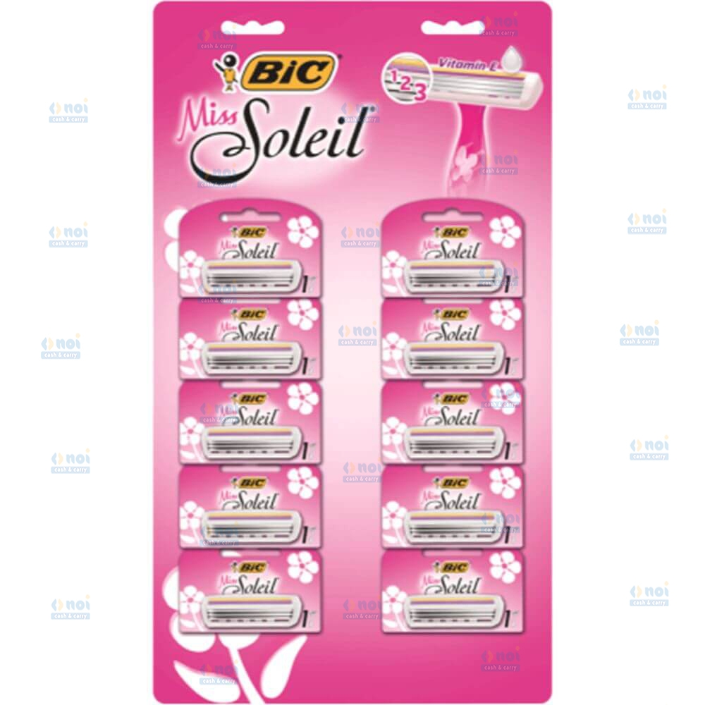 BIC MISS SOLEIL APARAT RAS DAMA 3LAME 10BUC/SET