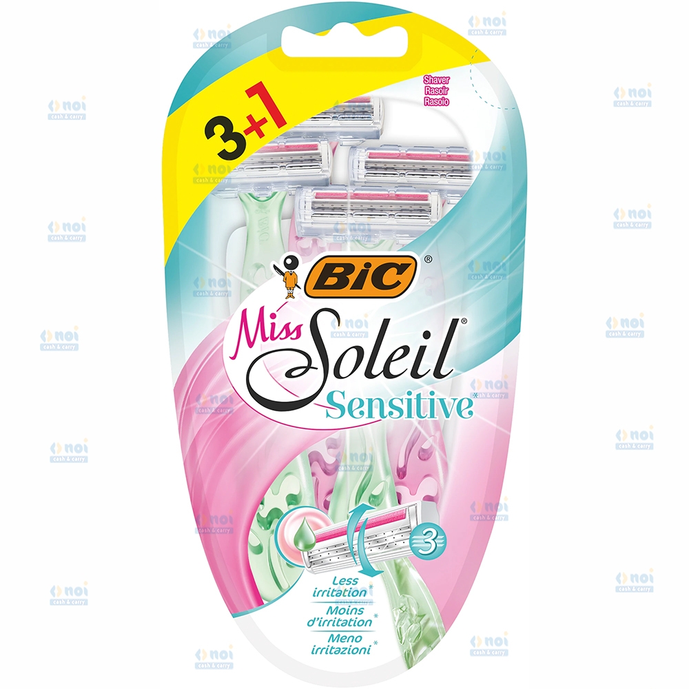 BIC MISS SOLEIL APARAT RAS DAMA SENSITIVE 3LAME 3+1BUC/BLISTER