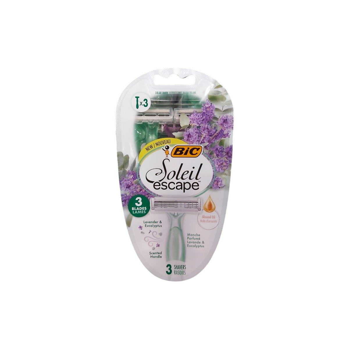 BIC MISS SOLEIL ESCAPE APARAT RAS DAMA 3LAME 3BUC/SET