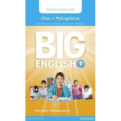 Big English 1 Pupil\'s eText and MEL Access Code