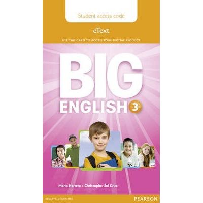 Big English 3 Pupil\'s eText Access Code (standalone)