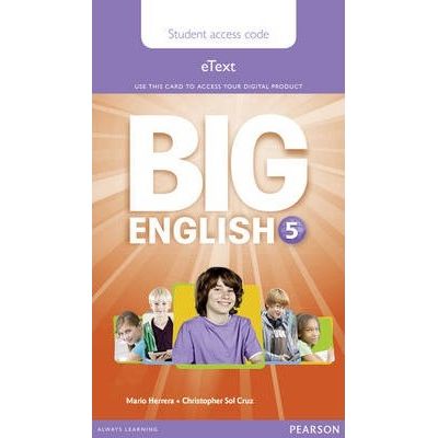 Big English 5 Pupil\'s eText Access Code (standalone)