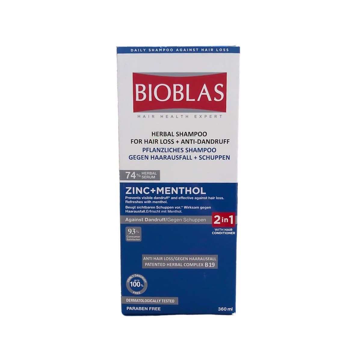 BIOBLAS BOTANIC OILS SAMPON ANTICADERE&ANTIMATREATA 360ML