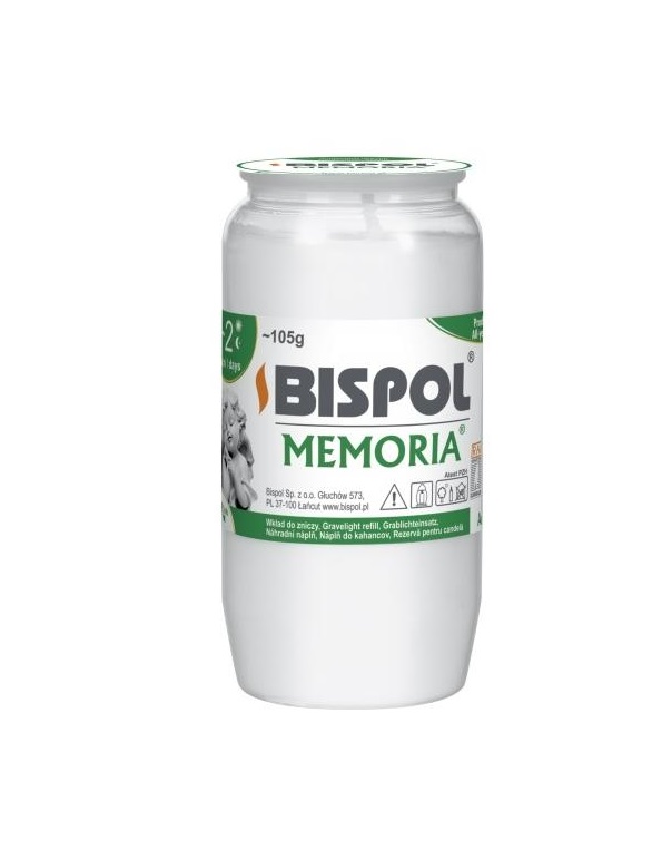 Candela rezerva, alba NR.3, durata 2.5 zile, Bispol Memoria