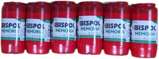Set 6 bucati Rezerva Candela Bispol WO2, 2 zile, Rosu