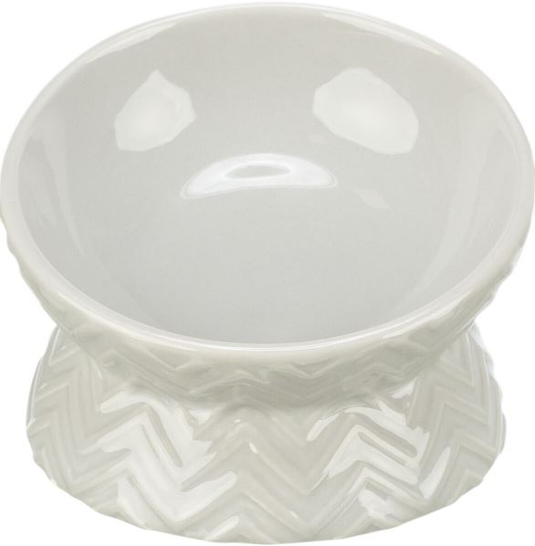 Castron Ceramic, Ridicat, Forma Ergonomica, 0.15 l/ø 13 cm, Taupe Deschis, 24808