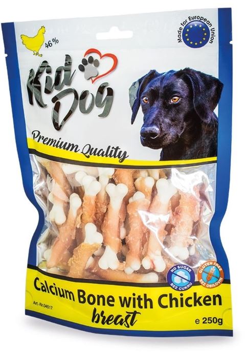 Recompense Pentru Caini, Oase De Calciu Cu Piept De Pui, 250 g, A04517