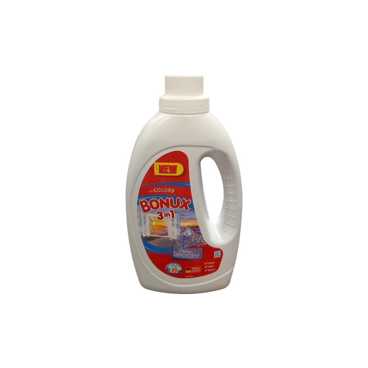 BONUX 3IN1 DETERGENT LICHID 1.1L COLOR CARING LAVENDER 20 SPALARI