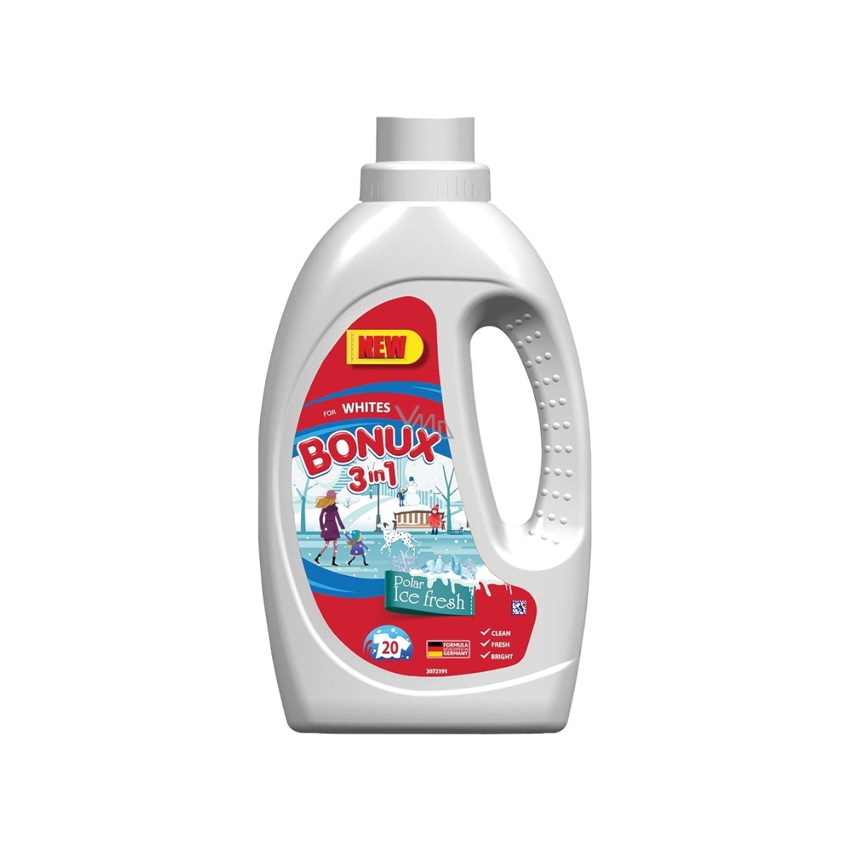 BONUX 3IN1 DETERGENT LICHID 1.1L ICE FRESH 20 SPALARI