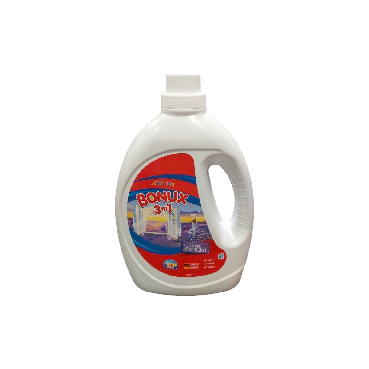 BONUX 3IN1 DETERGENT LICHID 2.2L COLOR CARING LAVENDER 40 SPALARI