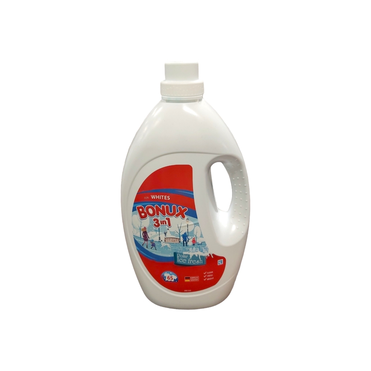 BONUX 3IN1 DETERGENT LICHID 3.575L WHITE ICE FRESH 65 PALARI