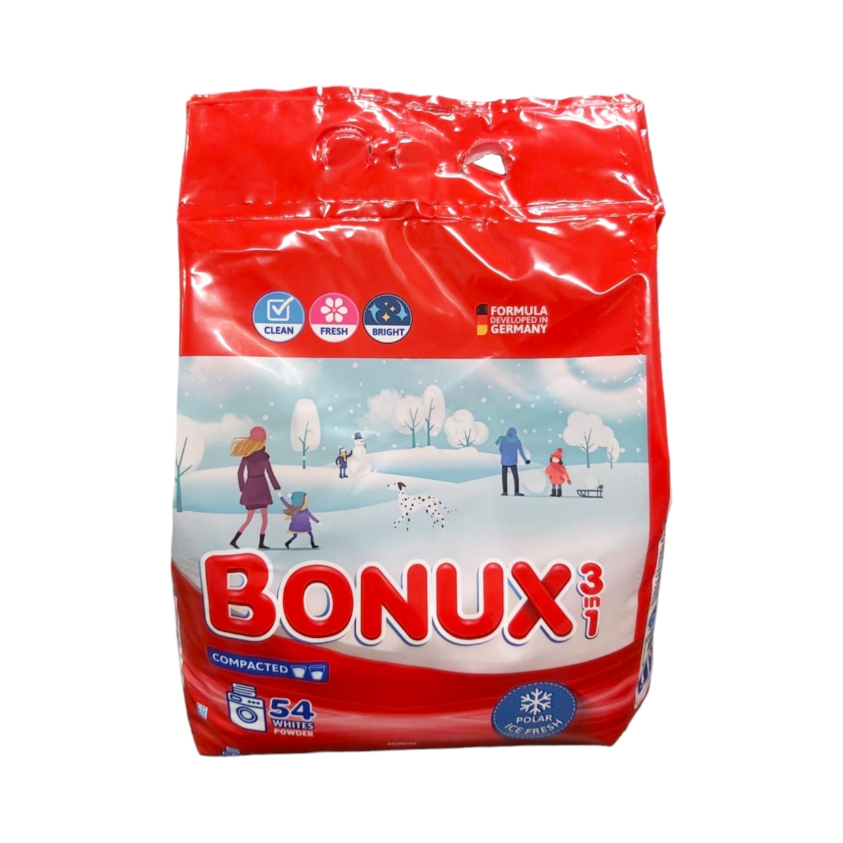 BONUX 3IN1 DETERGENT PUDRA AUTOMAT 3.51 KG POLAR 54 SPALARI