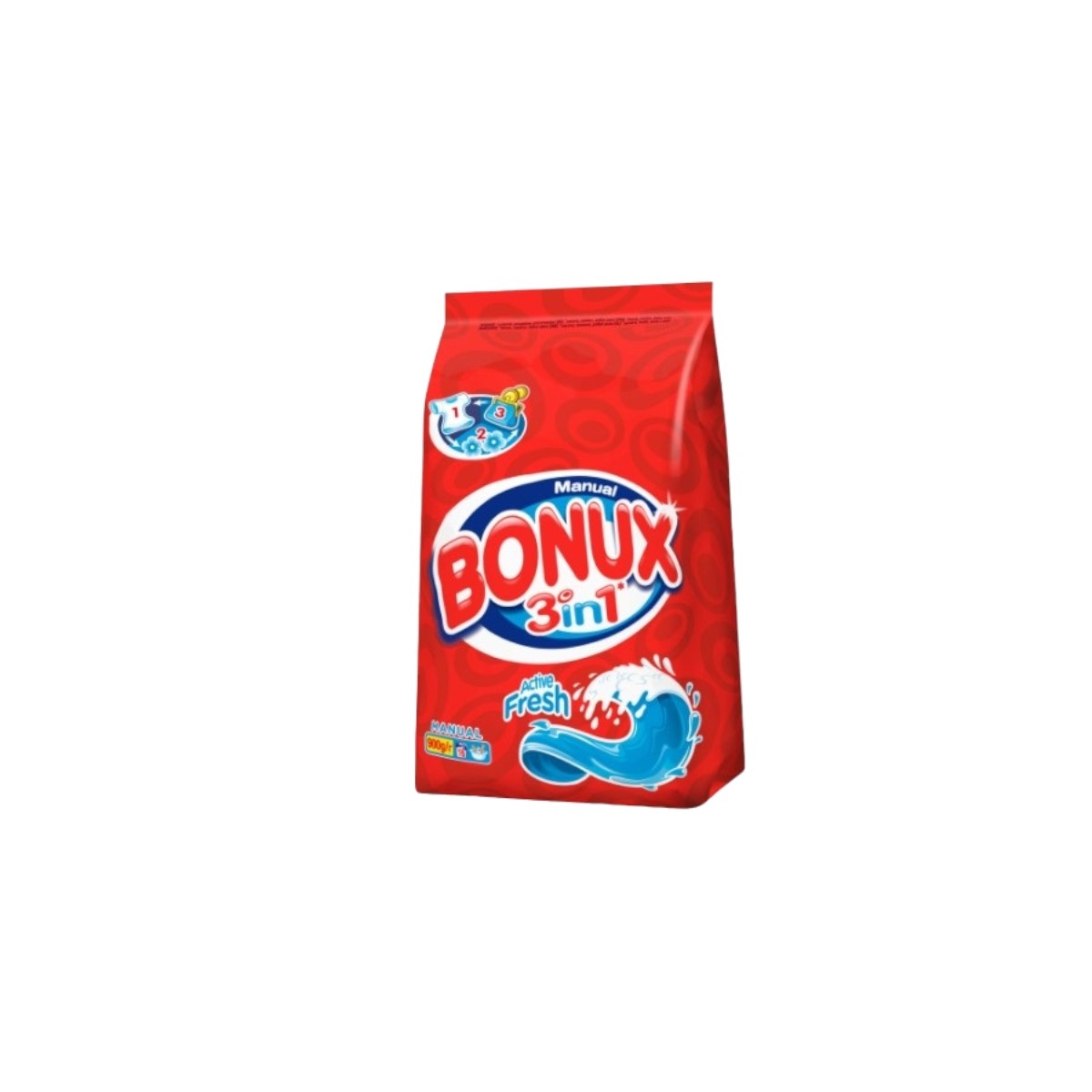 BONUX 3IN1 DETERGENT PUDRA MANUAL 900G WHITE ICE FRESH 16 SPALARI