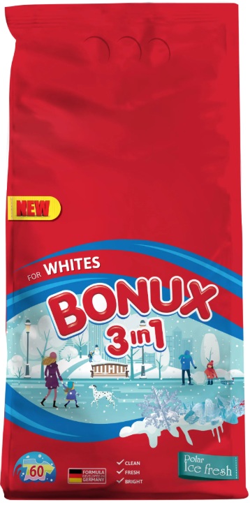 Detergent pudra automat Polar Ice, 4.5kg, Bonux