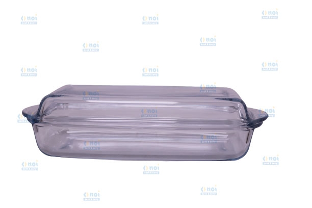 BORCAM CASEROLA RECTANGULARA CU CAPAC 1.95 L + 1.37 L 59009