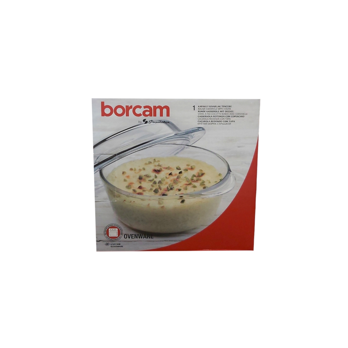 BORCAM CASEROLA ROTUNDA CU CAPAC 0.84 L 59033