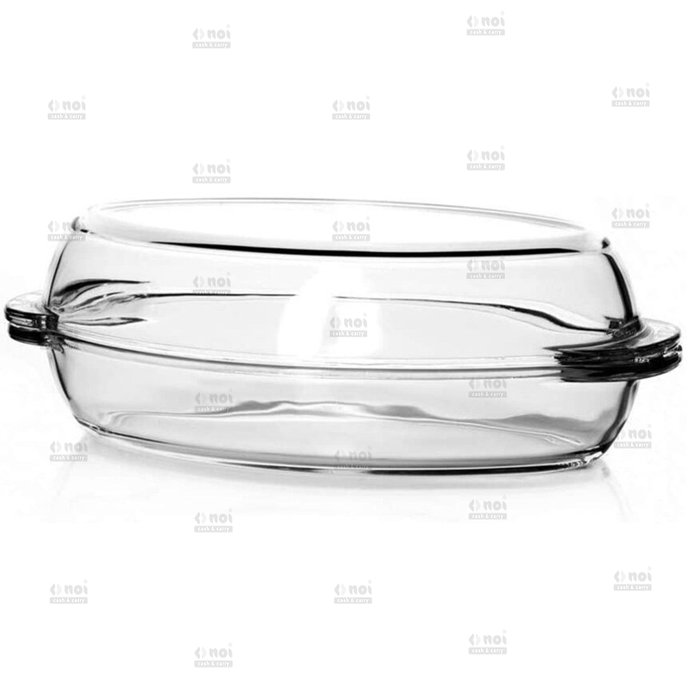 BORCAM VAS TERMOREZISTENT OVAL CU CAPAC 2.25 L + 2.25 L 59022