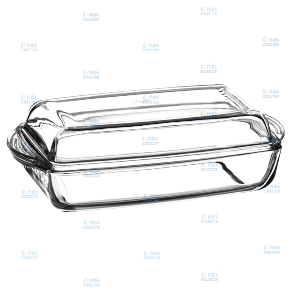 BORCAM VAS TERMOREZISTENT RECTANGULAR CU CAPAC 1.3 L + 0.9 L 59019