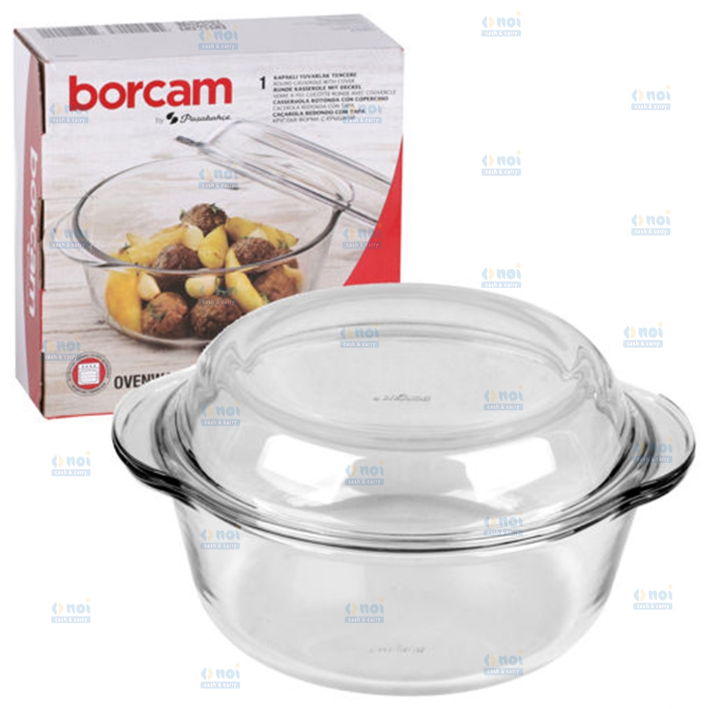 BORCAM VAS TERMOREZISTENT ROTUND CU CAPAC 1.45 L 59023