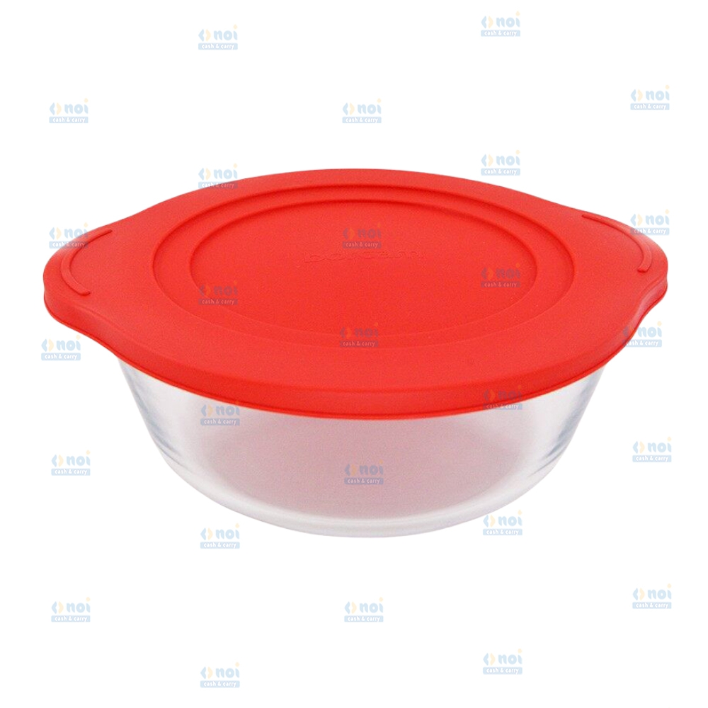 BORCAM VAS TERMOREZISTENT ROTUND CU CAPAC DE PLASTIC 59001