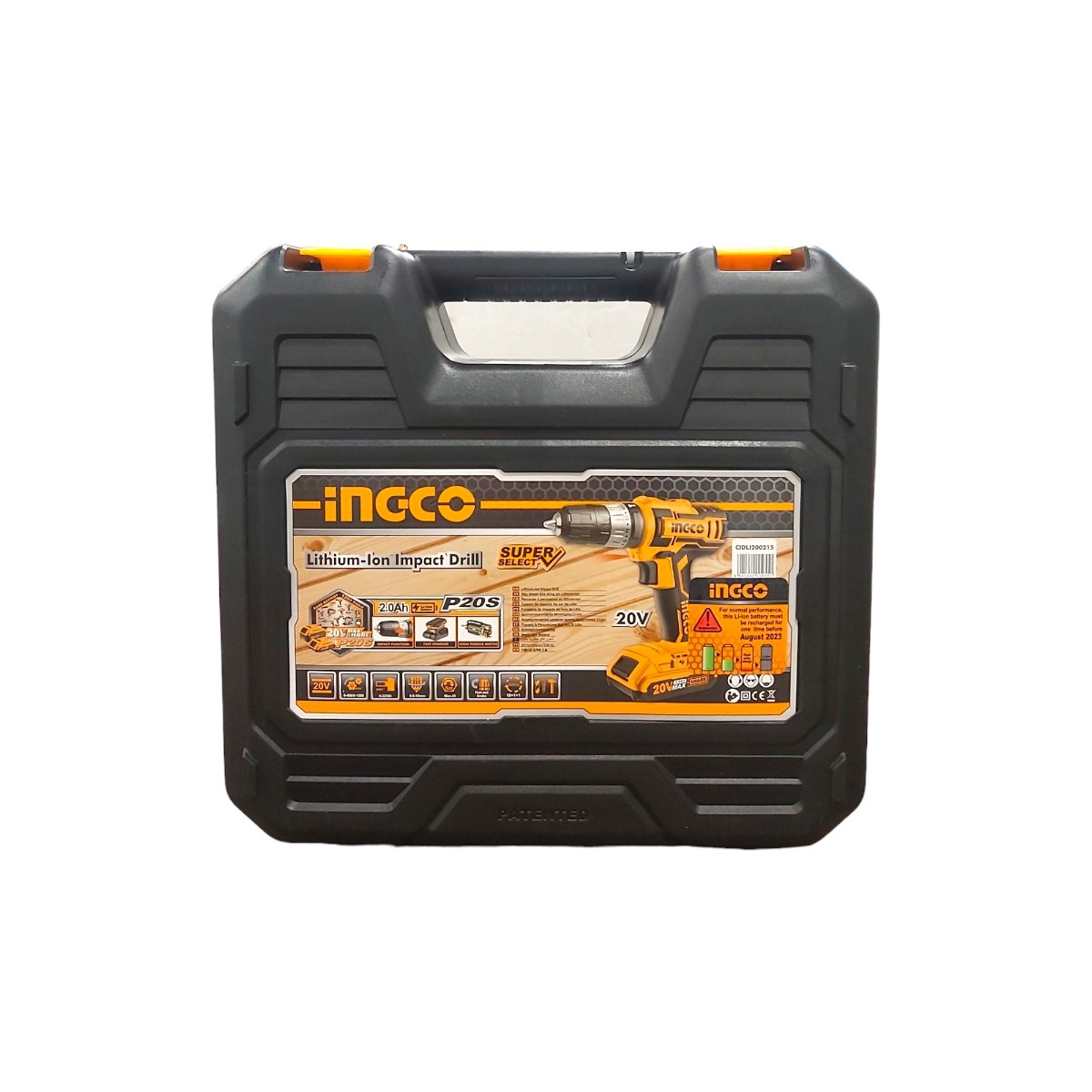 BORMASINA 20V IMPACT CU 2 ACUMULATORI CUTIE PLASTIC CIDLI200215