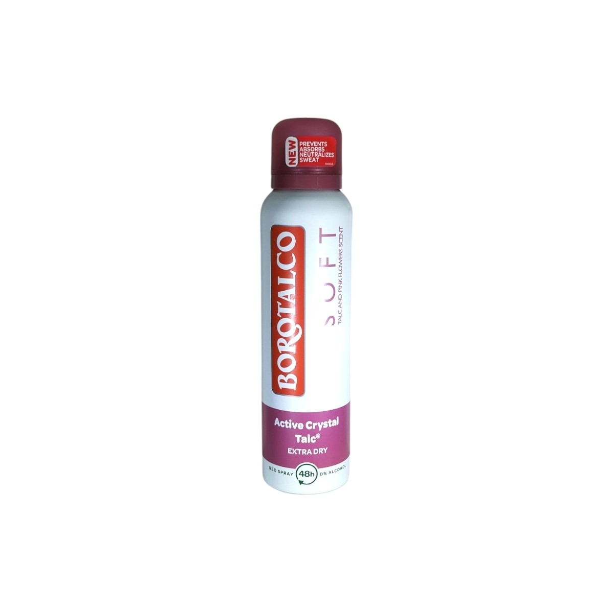 BOROTALCO DEO SPRAY 150ML ACTIVE SOFT CRYSTAL TALC