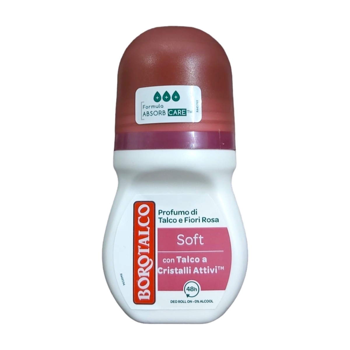 BOROTALCO DEO ROLL-ON 50ML SOFT PROFUMO DI TALCO E FIORI ROSA