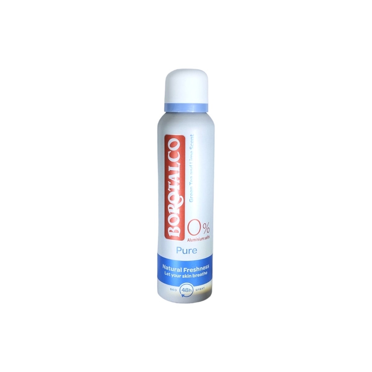 BOROTALCO DEO SPRAY 150ML PURE NATURAL GREEN TEA 0%AL