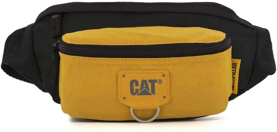Borseta CATERPILLAR Millennial Classic - Raymond, material 600D HD polyester - negru cu galben