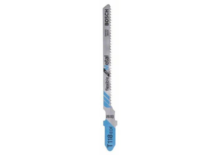 Set 5 panze ferastrau vertical T 118 EOF Flexible for Metal, 83mm Bosch