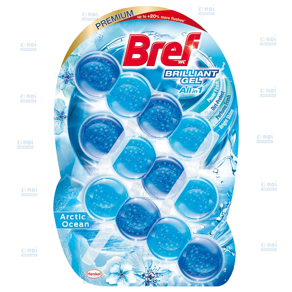 BREF BRILLIANT ODORIZANT WC GEL 3X42G OCEAN