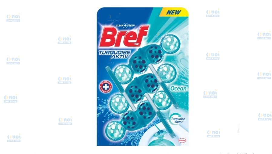 BREF COLOR AKTIV ODORIZANT WC 3X50G TURQUOISE