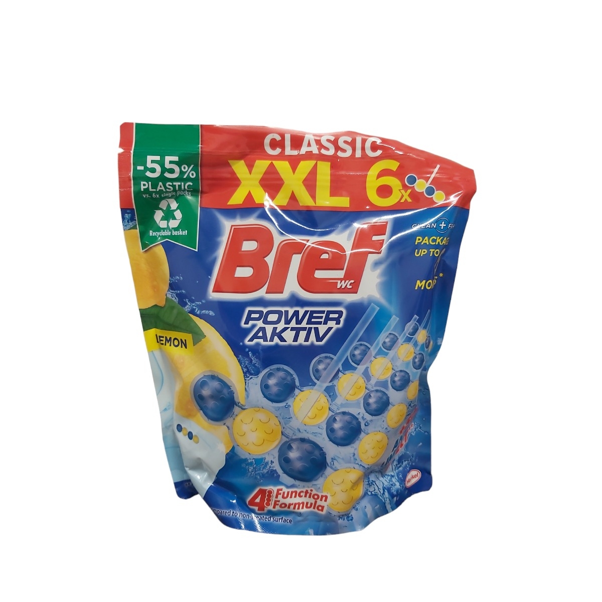 BREF POWER AKTIV ODORIZANT WC 6X50G LEMON